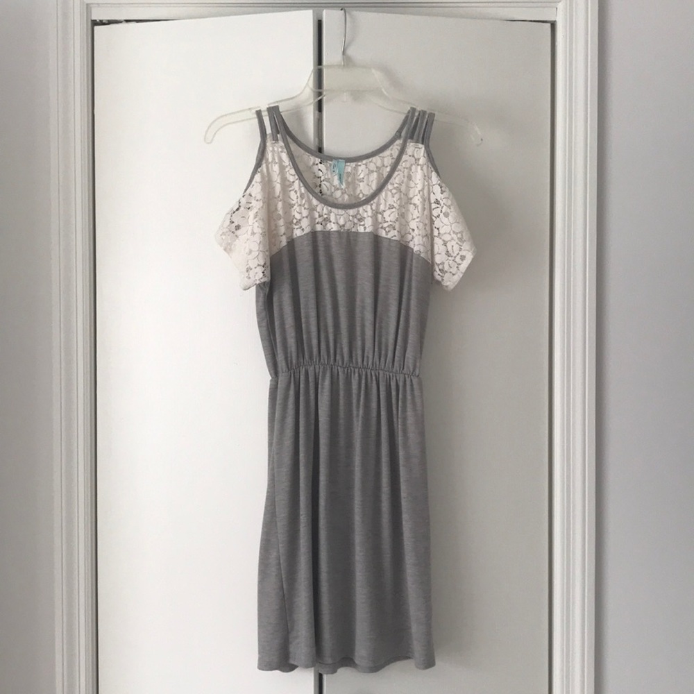 Gray/grey & white Maurice’s dress